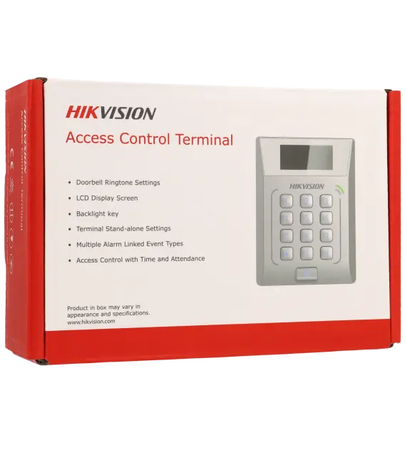 Contrôle d'accès intérieur HIKVISION avec clavier - carte Em card / Référence DS-K1T802E - TSA Distribution