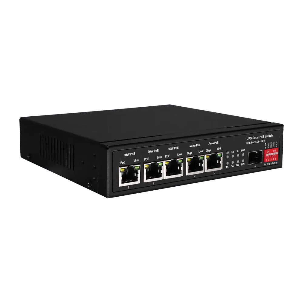 Switch PoE / Référence SW0605HIPOE-GF-DC-65 - TSA Distribution