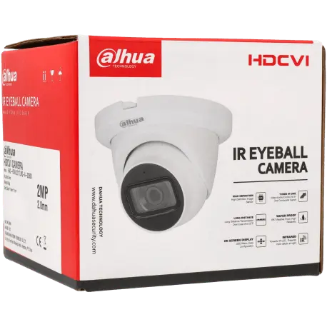 Caméra DAHUA mini dôme hd-cvi avec 2 mégapixels et objectif fixe / Référence HAC-HDW1231TLMQ-A - TSA Distribution