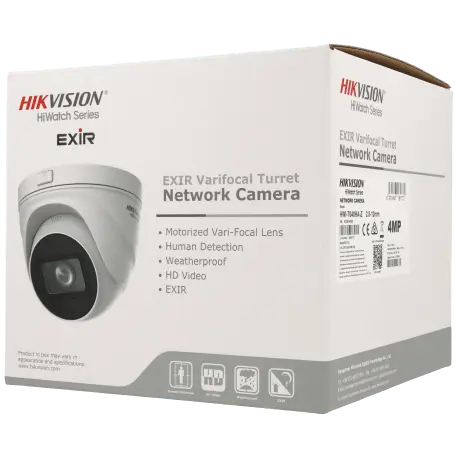 Caméra HIKVISION mini dôme IP avec 4 mégapixels et objectif zoom optique / Référence HWI-T640HA-Z - TSA Distribution