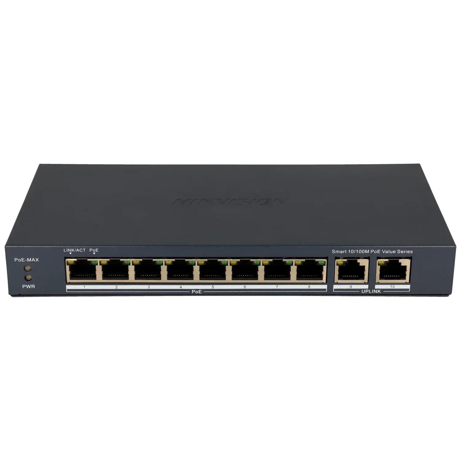 Switch cloud 10 ports avec 8 ports PoE HIKVISION / Référence DS-3E1310P-EI/M TSA Distribution