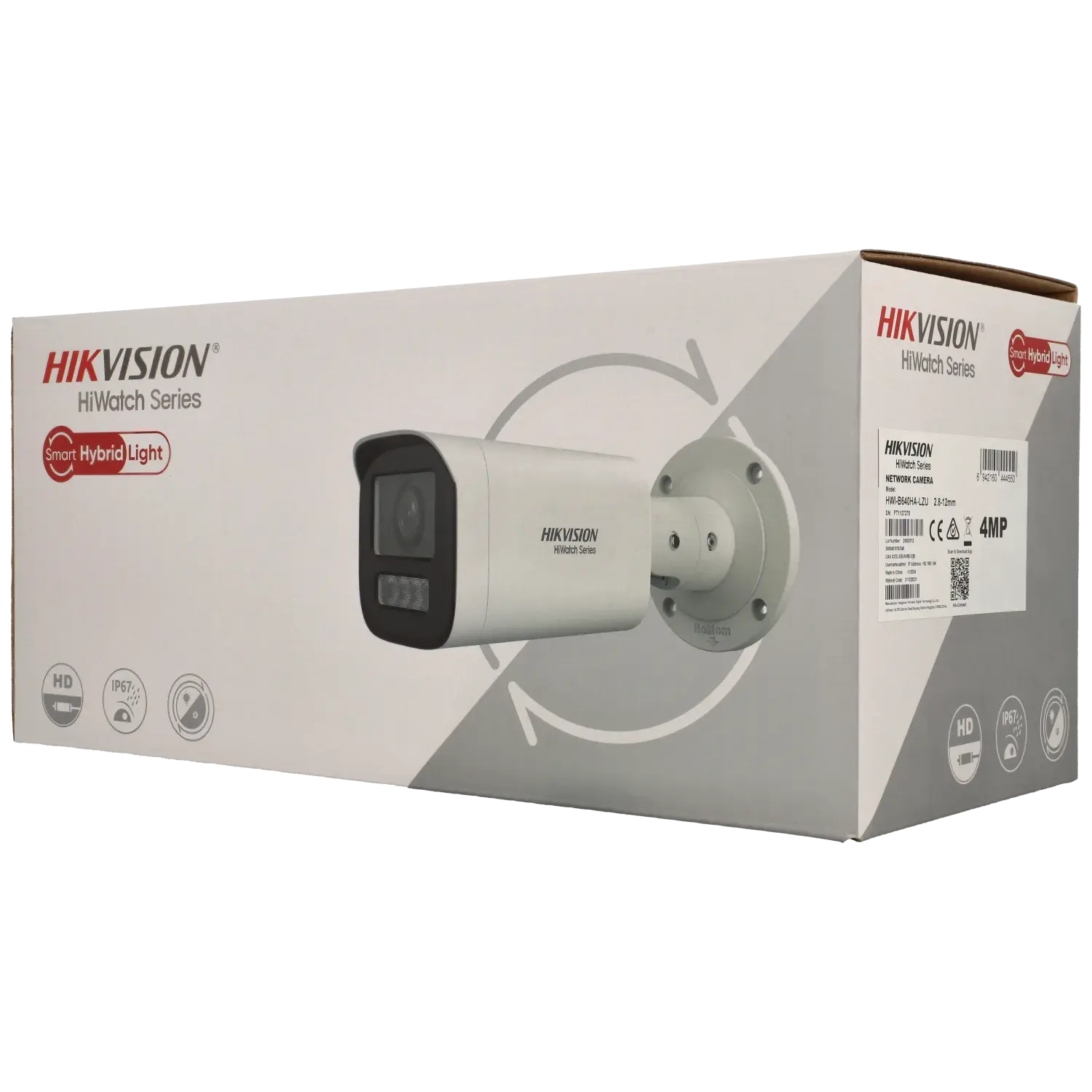 Caméra compactes IP HIKVISION avec 4 mégapixels et objectif zoom optique