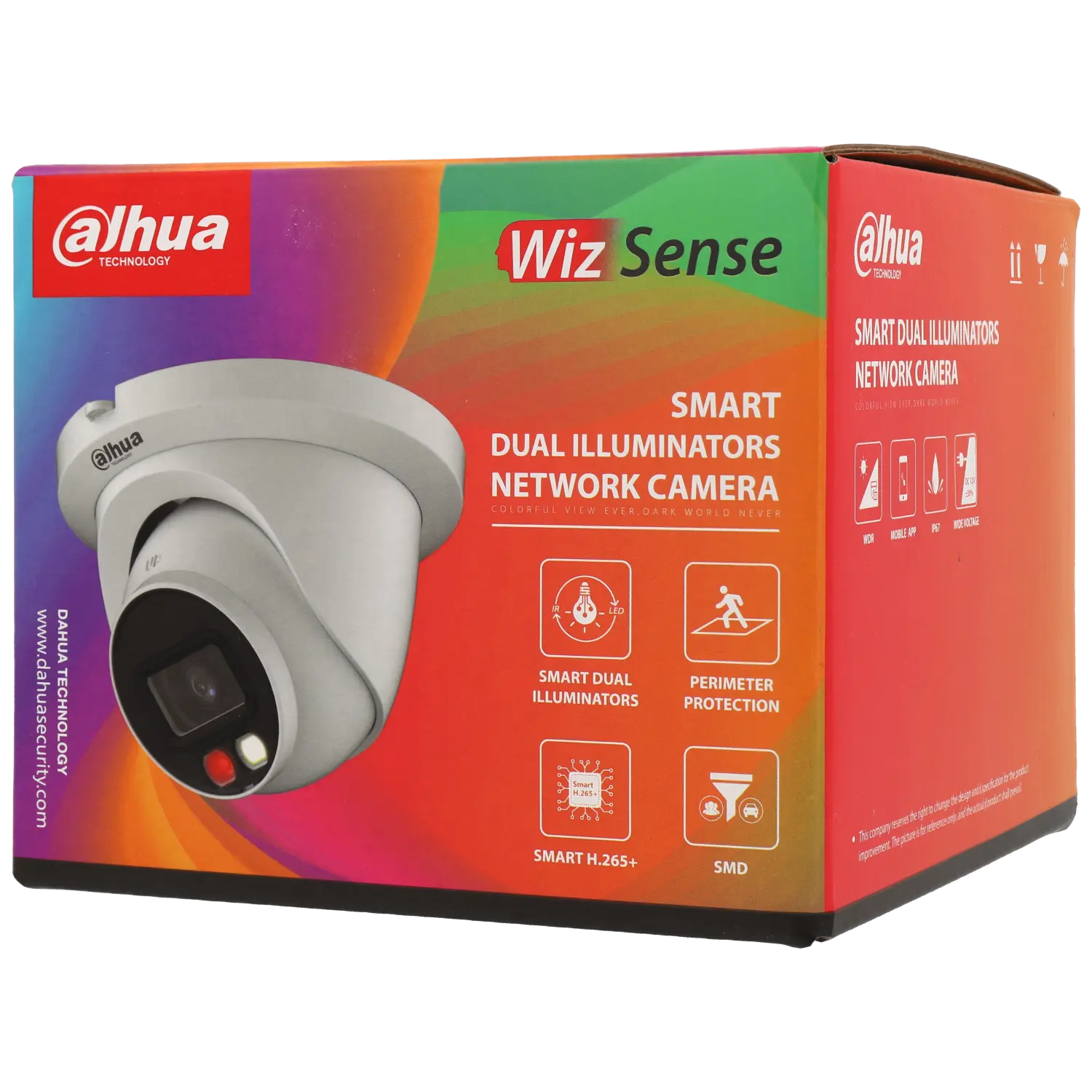 Caméra mini dôme IP DAHUA avec 5 mégapixels et objectif fixe