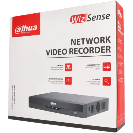 Enregistreur IP DAHUA pour 4 canaux et 12 mpx de résolution avec 4 ports PoE / Référence NVR2104HS-P-I2 - TSA Distribution