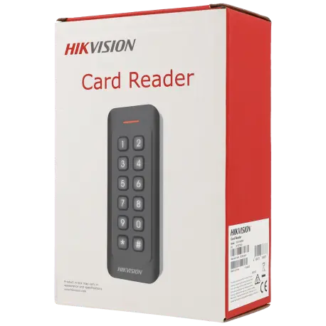 Lecteur intérieur - extérieur avec clavier - carte rfid 125khz HIKVISION / Référence DS-K1802EK - TSA Distribution