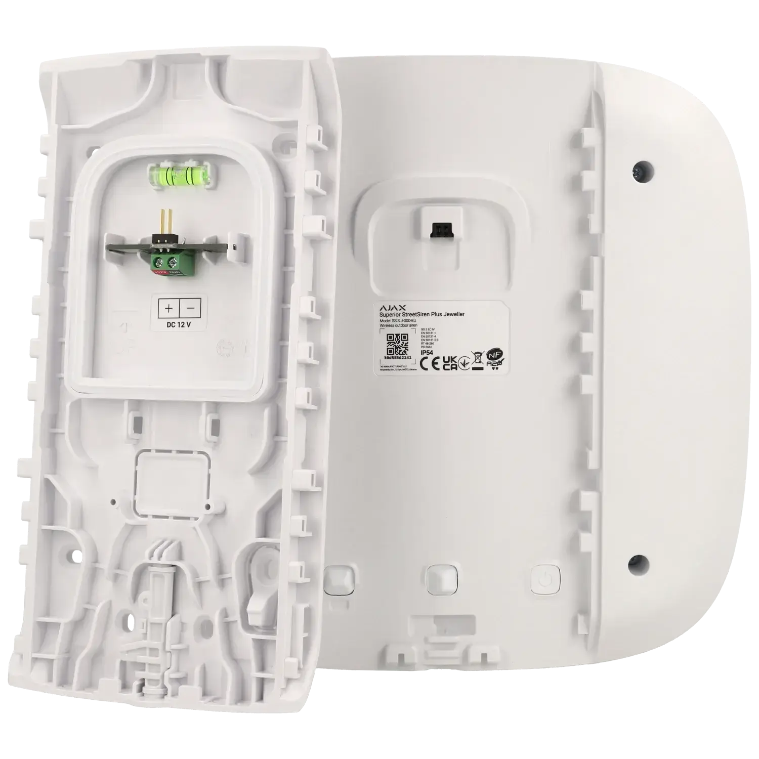 Sirène extérieur sans fil AJAX / Référence STREETSIRENPLUS-S-W TSA Distribution
