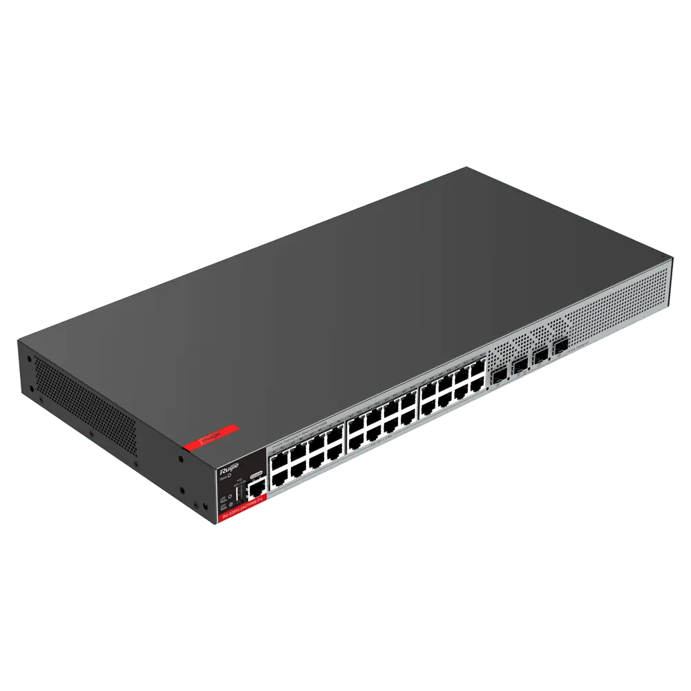 Switch PoE Cloud Gérable L2+ Ruijie / Référence RG-S2915-24GT4MS-P-L - TSA Distribution