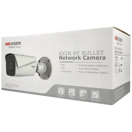 Caméra HIKVISION compactes IP avec 8 mégapixels et objectif zoom optique / Référence HWI-B782H-Z - TSA Distribution