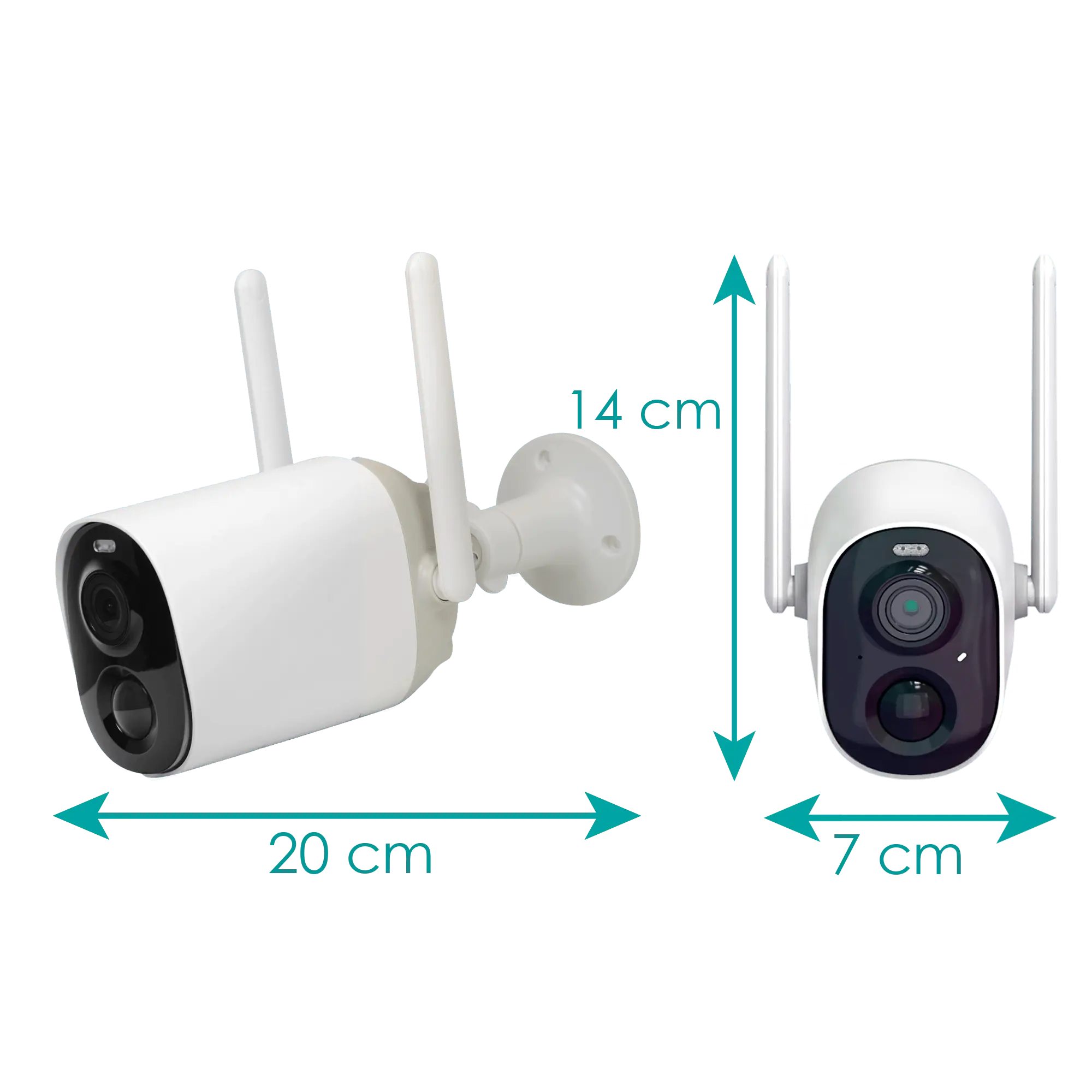 Caméra solaire IP sans fil à batterie / Référence CG7-S5-SOLAR - TSA Distribution