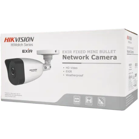 Caméra IP HIKVISION compactes avec 4 mégapixels et objectif fixe / Référence HWI-B140H - TSA Distribution