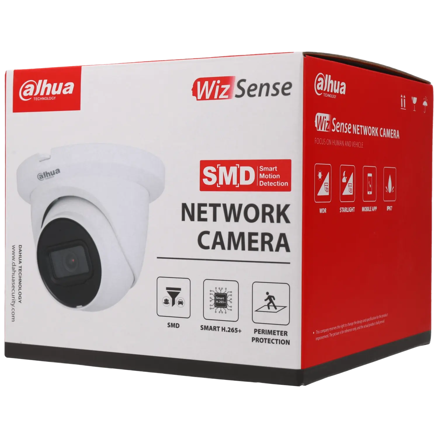 Caméra mini dôme IP DAHUA avec 5 mégapixels et objectif zoom optique