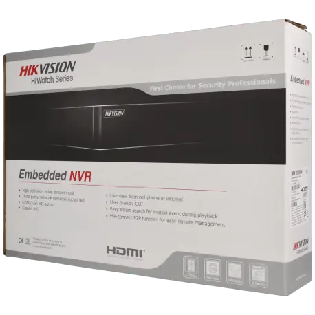 Enregistreur IP HIKVISION pour 8 canaux et 8 mpx de résolution / Référence HWN-4108MH - TSA Distribution