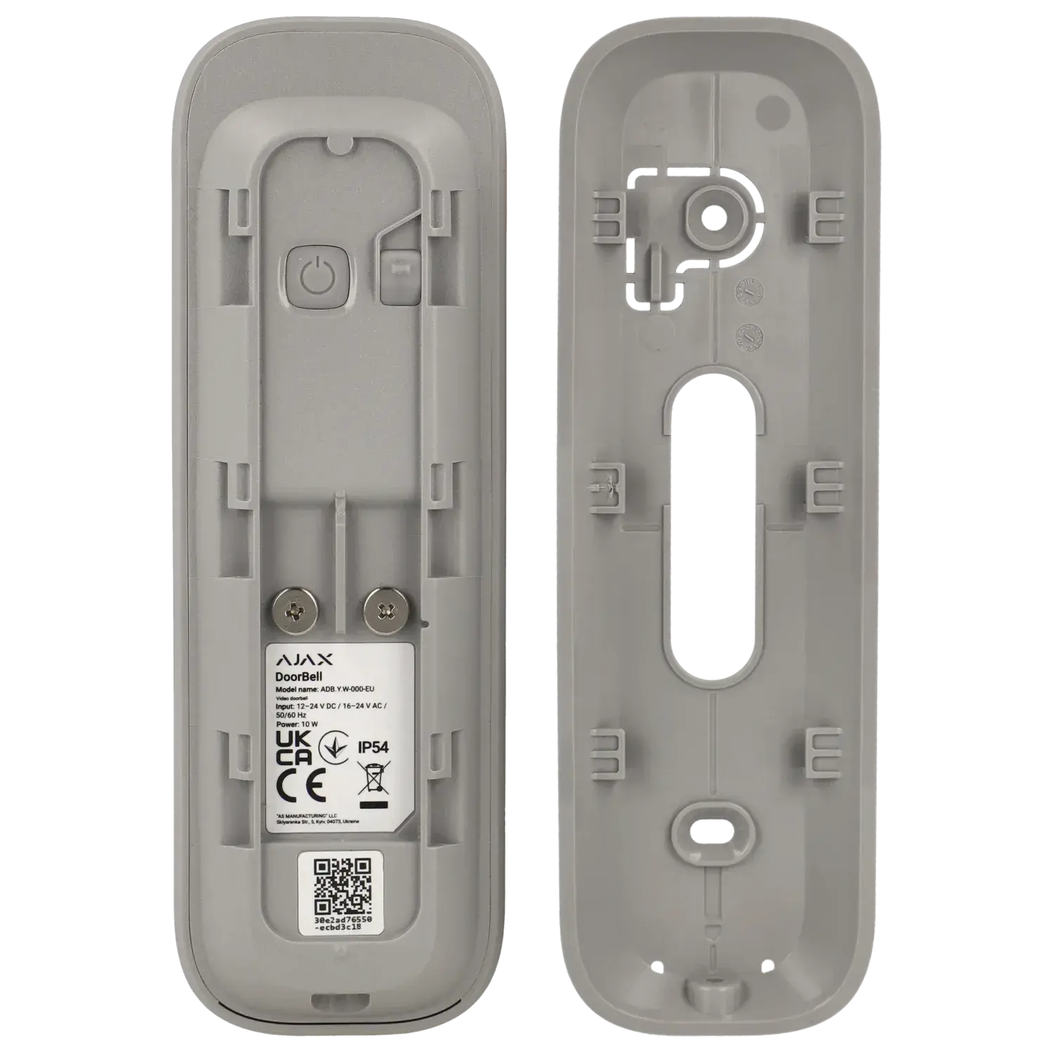 Vidéo sonnette AJAX / Référence DOORBELL-4-GRE