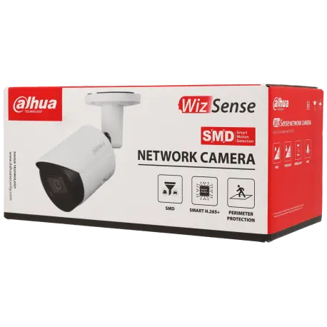 Caméra DAHUA compactes IP avec 8 mégapixels et objectif fixe / Référence IPC-HFW2841S-S - TSA Distribution