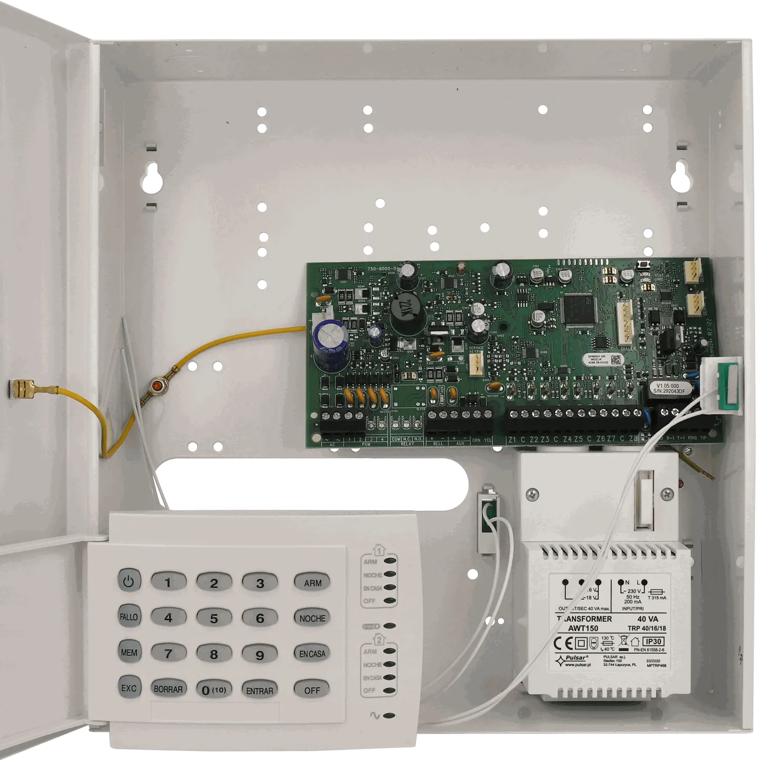 Kit PARADOX / Référence KIT-PARADOX-SP6000+-BOX/L-K10H - TSA Distribution