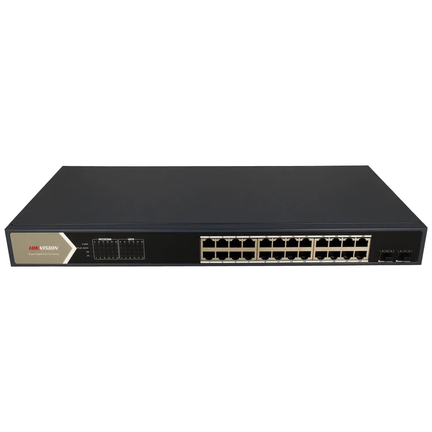 Switch cloud 26 ports avec 24 ports PoE HIKVISION / Référence DS-3E1526P-SI