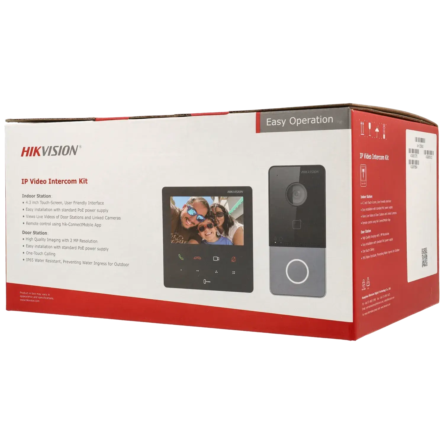 Kit portier vidéos HIKVISION / Référence DS-KIS606-P TSA Distribution