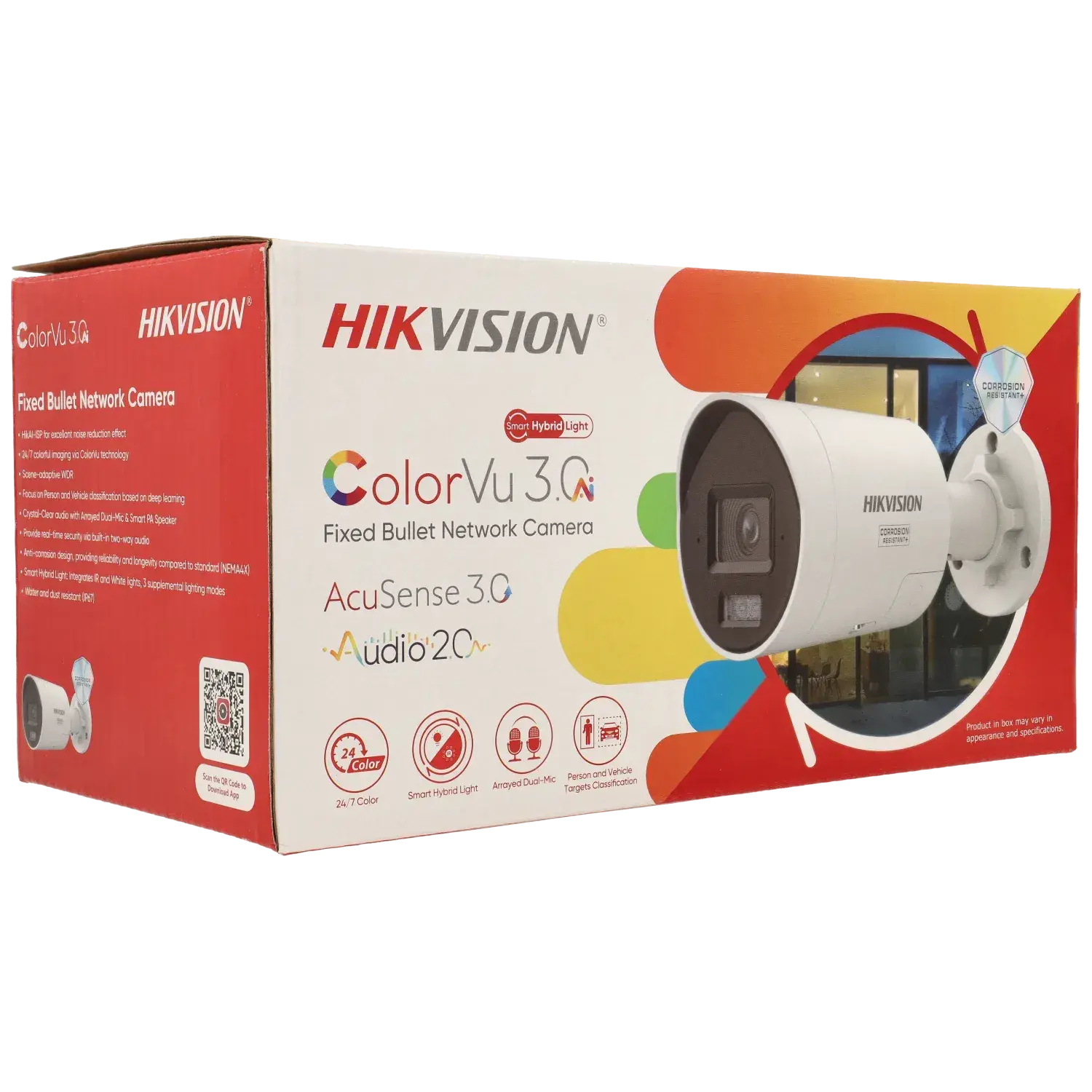 Caméra HIKVISION compactes IP avec 8 mégapixels et objectif fixe / Référence DS-2CD2087G3-LI2UY/SL TSA Distribution