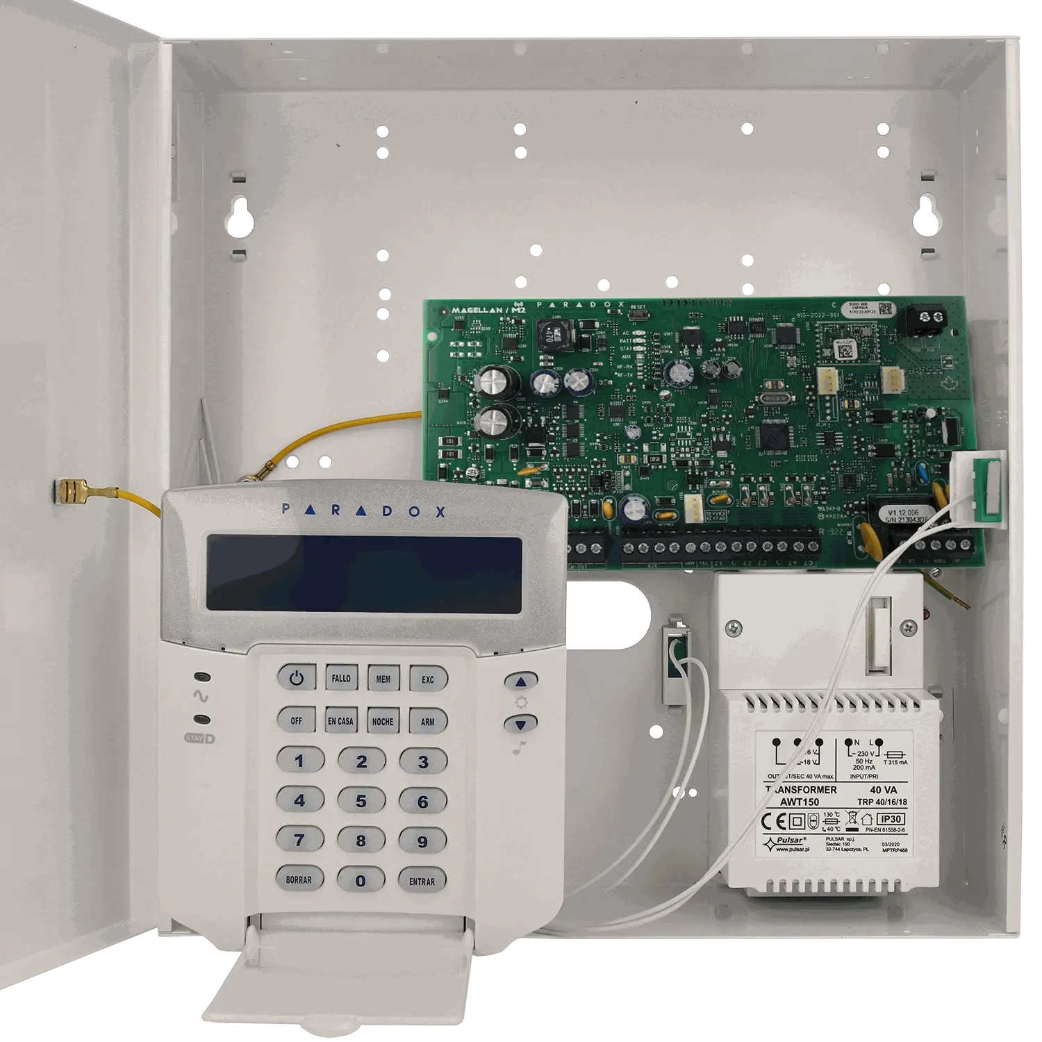 Kit PARADOX / Référence KIT-PARADOX-MG5050+-BOX/L-K32LCD - TSA Distribution