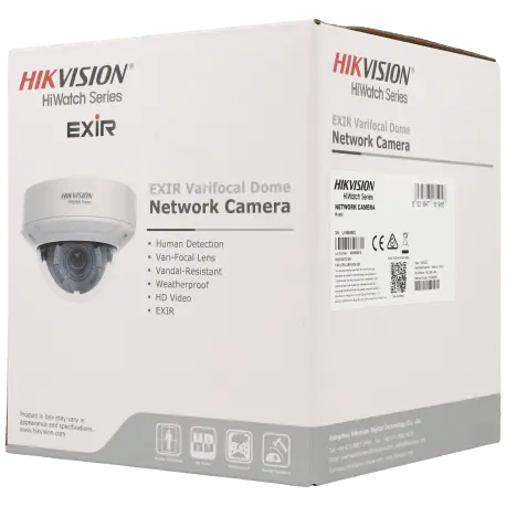 Caméra HIKVISION mini dôme IP avec 2 mégapixels et objectif zoom optique / Référence HWI-D620HA-Z - TSA Distribution