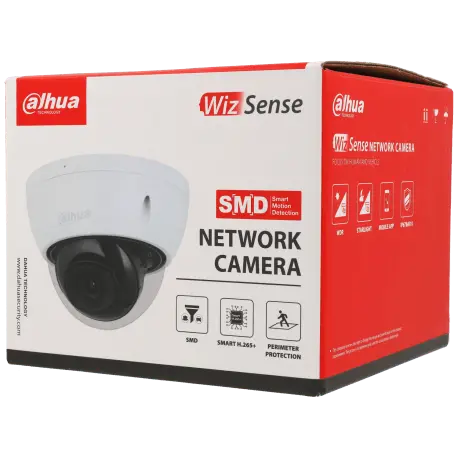 Caméra DAHUA mini-dôme IP avec 4 mégapixels et objectif fixe / Référence IPC-HDBW2441E-S-B - TSA Distribution