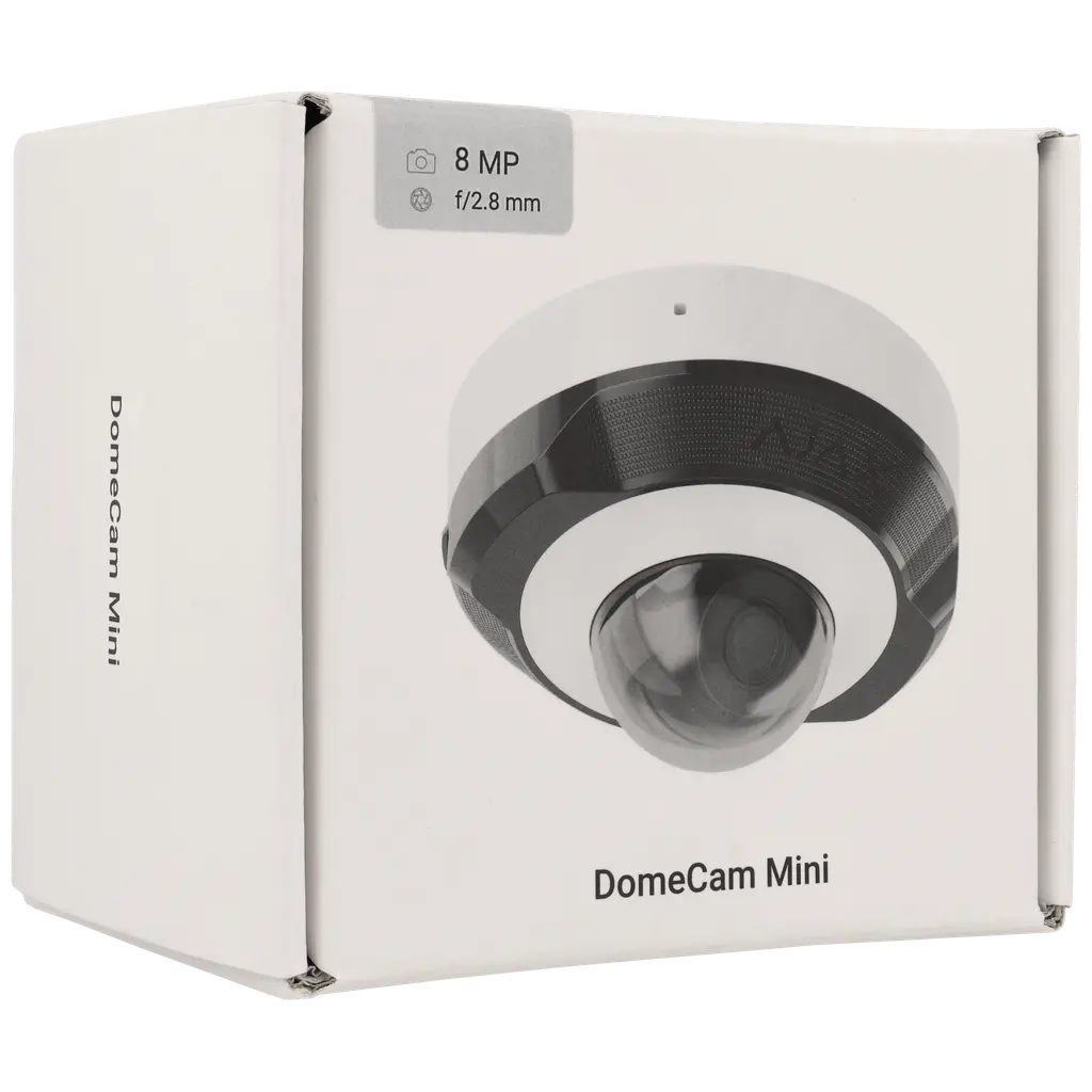 Caméra AJAX mini-dôme IP avec 8 mégapixels et objectif fixe / Référence DOMECAM-MINI-8-W - TSA Distribution
