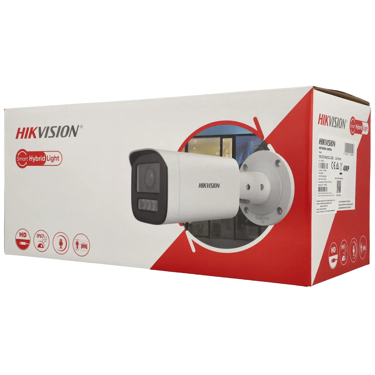 Caméra HIKVISION compactes IP avec 4 mégapixels et objectif zoom optique / Référence DS-2CD1643G2-LIZSU - TSA Distribution