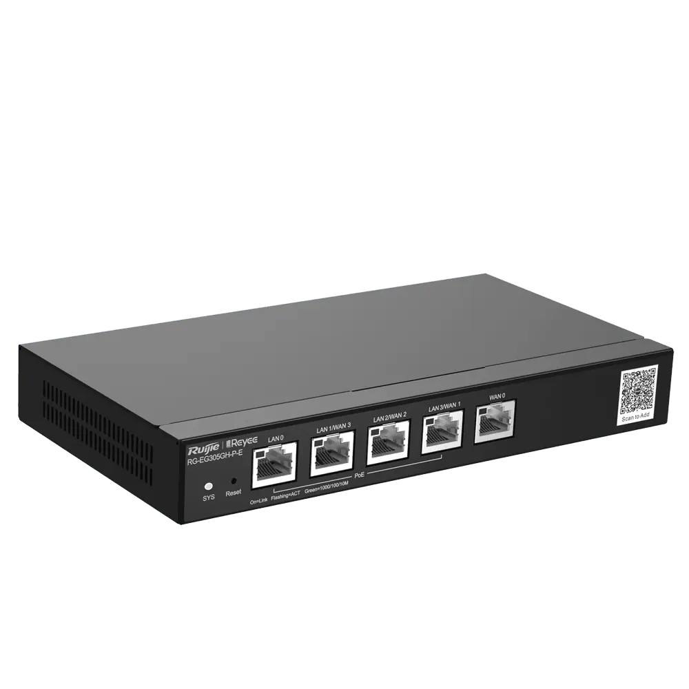 Routeur Reyee PoE contrôleur Cloud / Référence RG-EG305GH-P-E - TSA Distribution