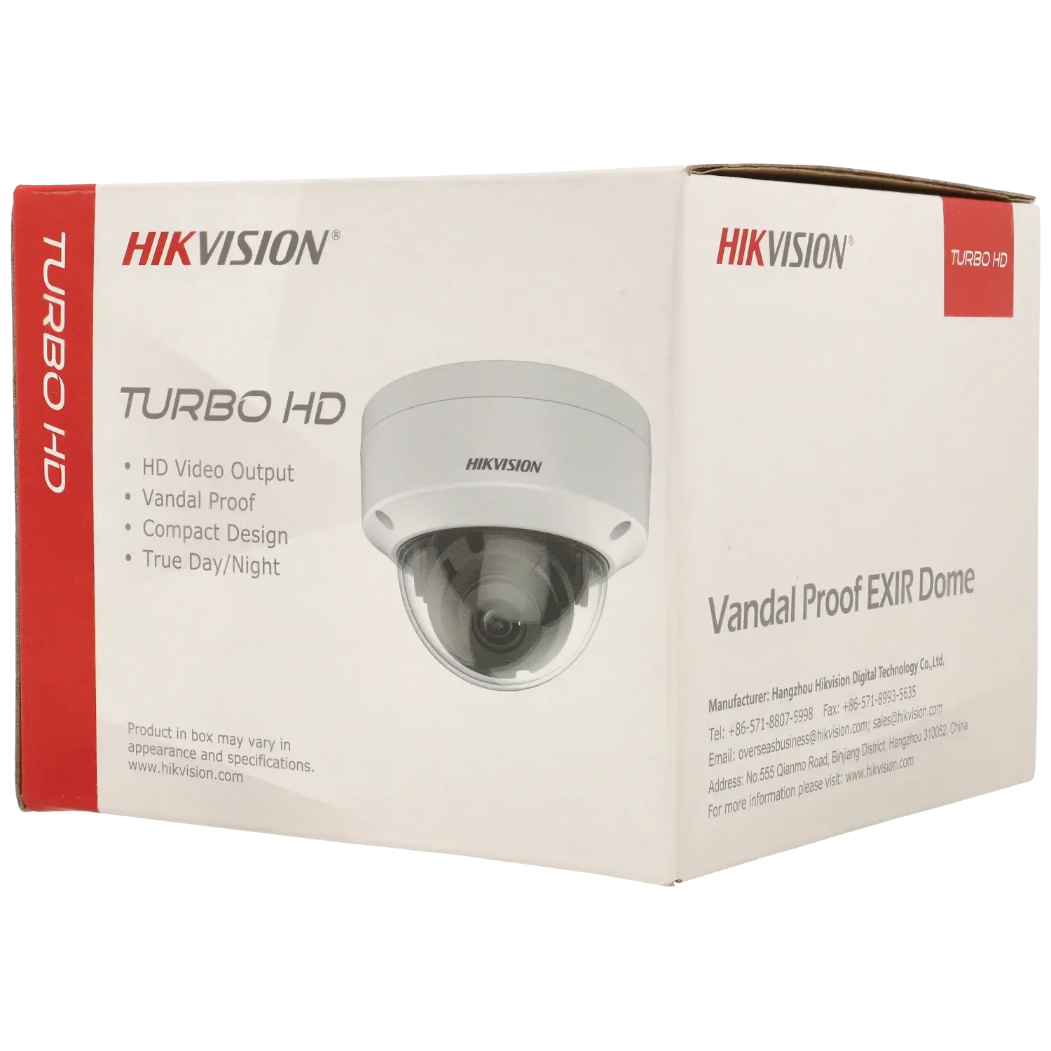 Caméra HIKVISION mini dôme 4 en 1 (cvi, tvi, ahd et analogique) avec 5 mégapixels et objectif fixe / Référence DS-2CE57H0T-VPITF - TSA Distribution