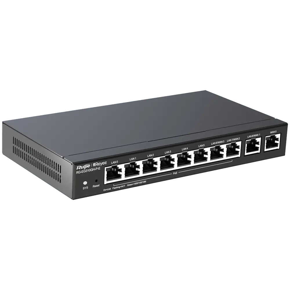 Routeur Reyee PoE Contrôleur Cloud / Référence RG-EG310GH-P-E - TSA Distribution