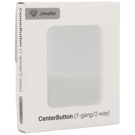 Panneau d'interrupteurs central commutable AJAX / Référence CENTERBUTTON-1G2W-W - TSA Distribution