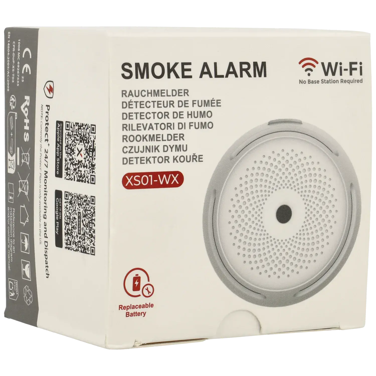 Détecteur de fumée autonome X-SENSE avec Wifi / Référence XS01-WX