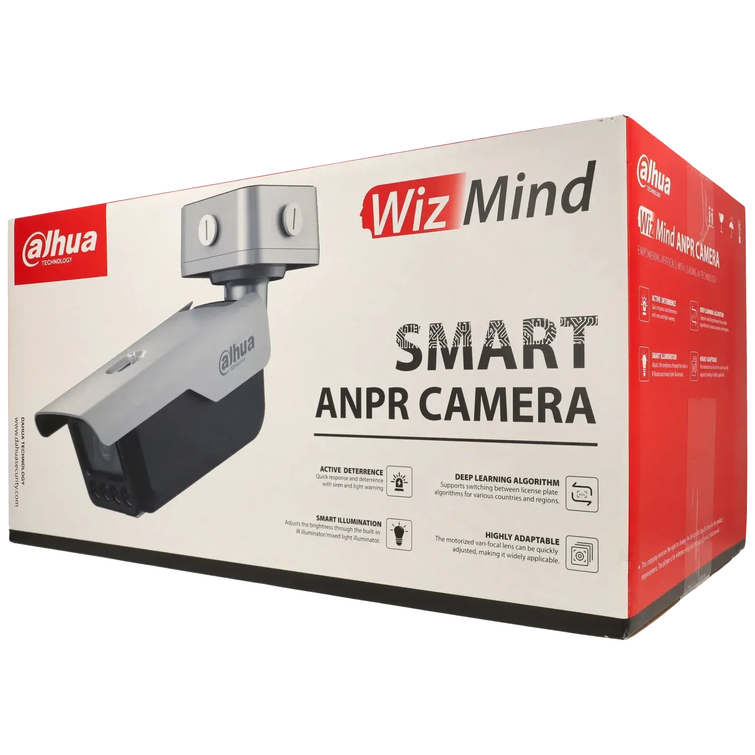 Caméra DAHUA lecture de plaque d'immatriculation (anpr) IP avec 4 mégapixels et objectif zoom optique / Référence ITC413-PW4D-IZ1