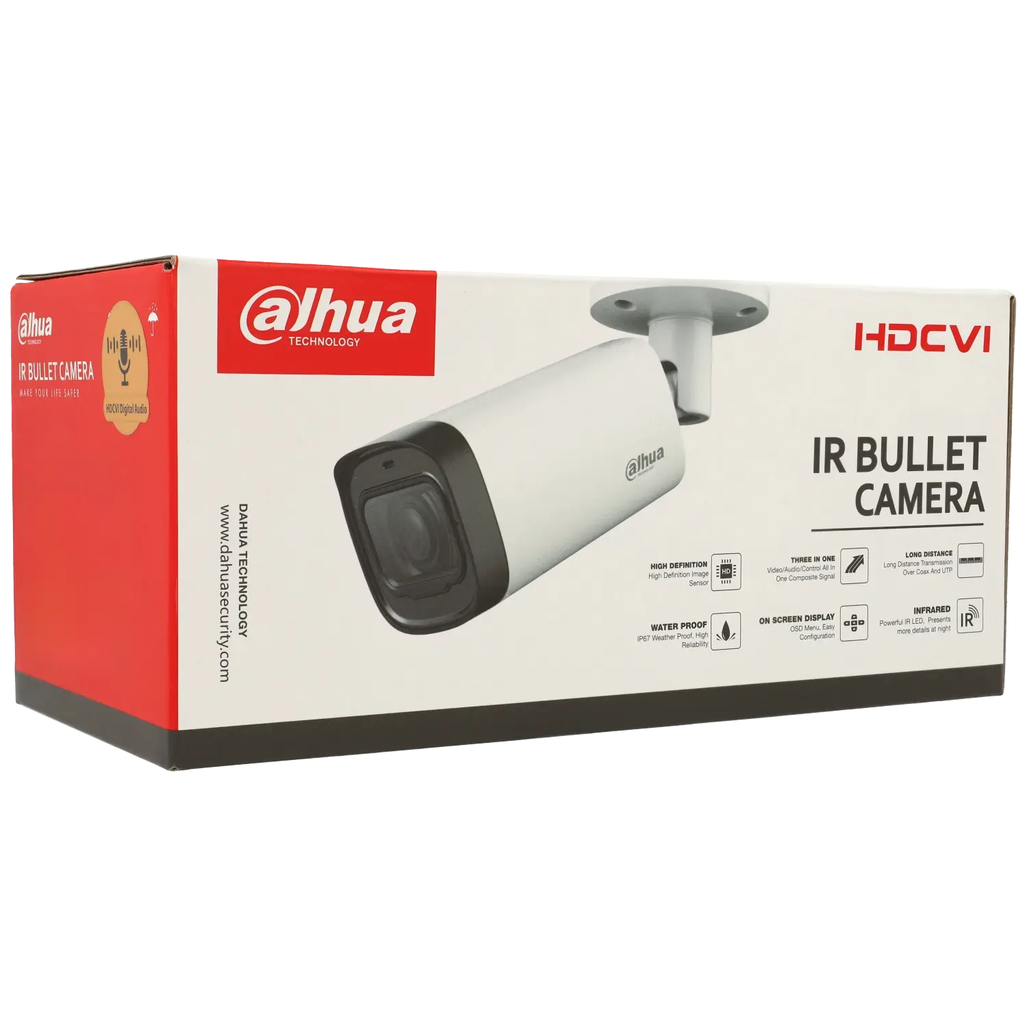 Caméra DAHUA compactes hd-cvi avec 8 mégapixels et objectif zoom optique / Référence HAC-HFW1801R-Z-A-S2 - TSA Distribution