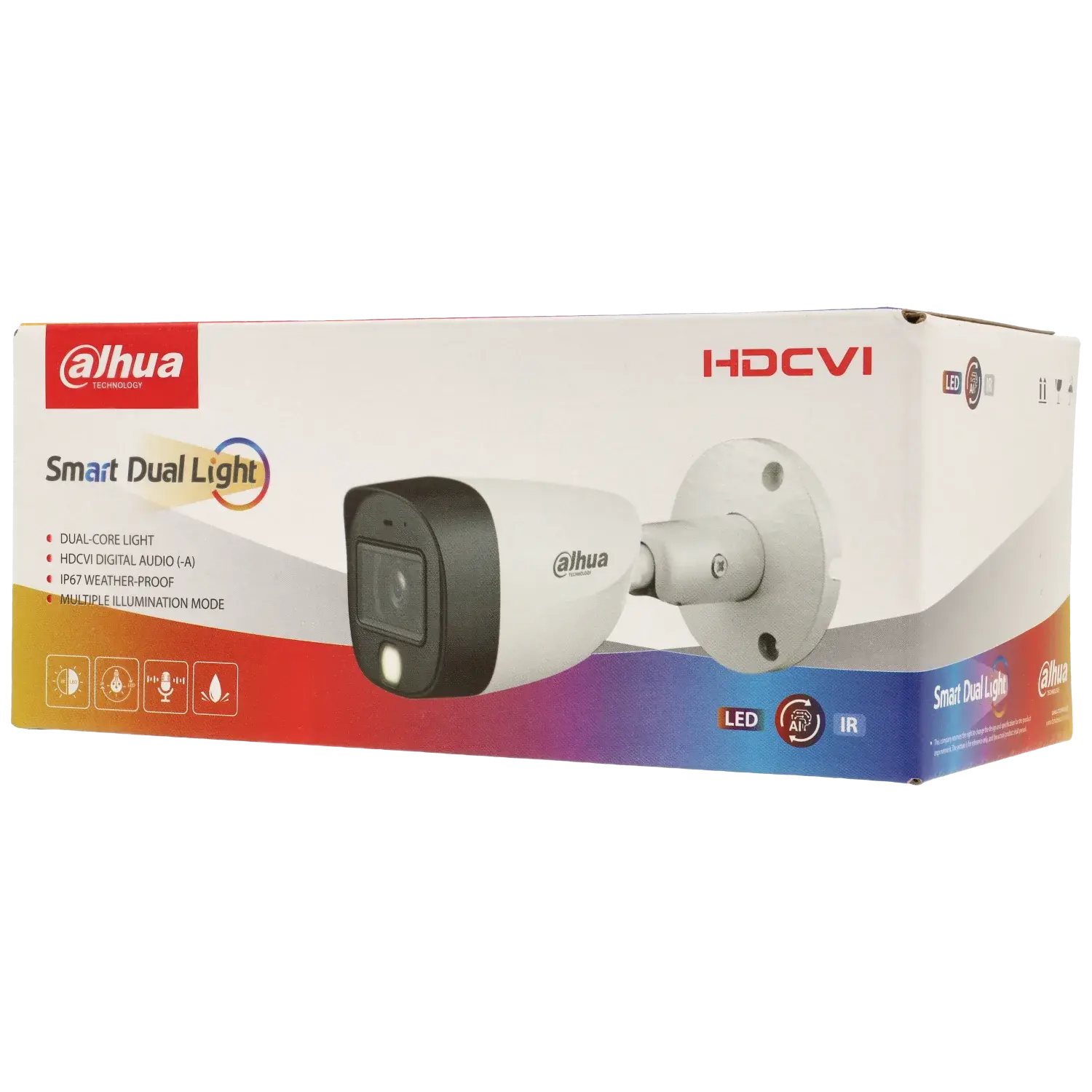 Caméra DAHUA compactes hd-cvi avec 5 mégapixels et objectif fixe / Référence HAC-HFW1500CM-IL-A - TSA Distribution