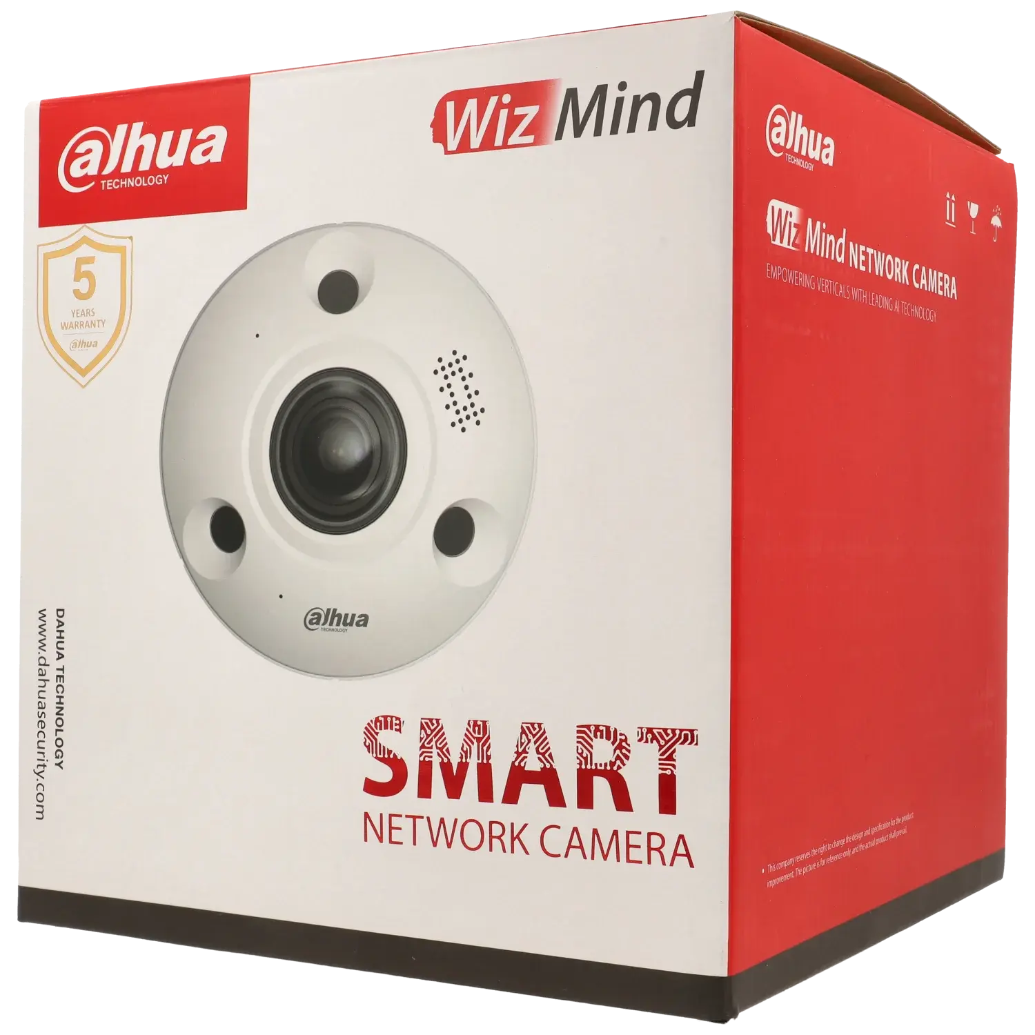 Caméra DAHUA fisheye IP avec 12 mégapixels et objectif fixe / Référence IPC-EBW81242-AS-S2