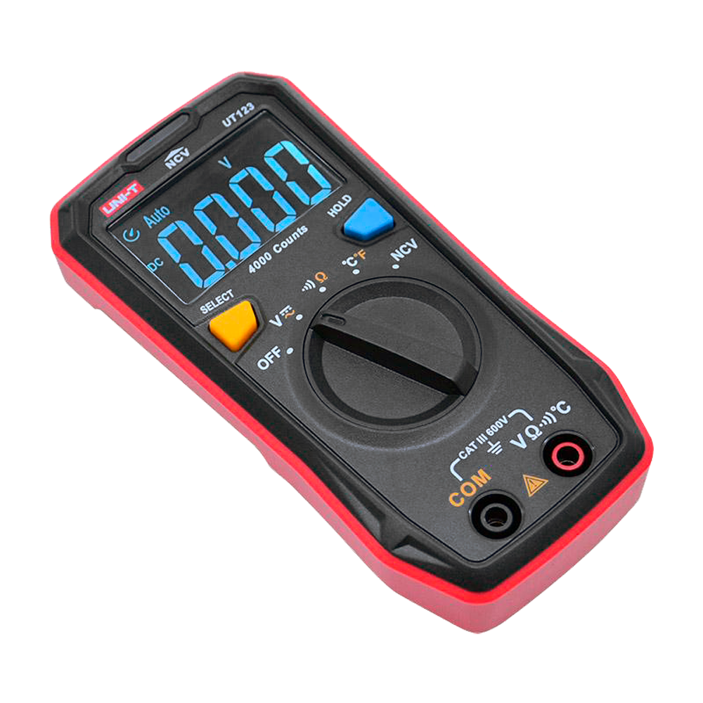 Multimètre numérique de poche CAT III 600V UNI-T / Référence UT123T