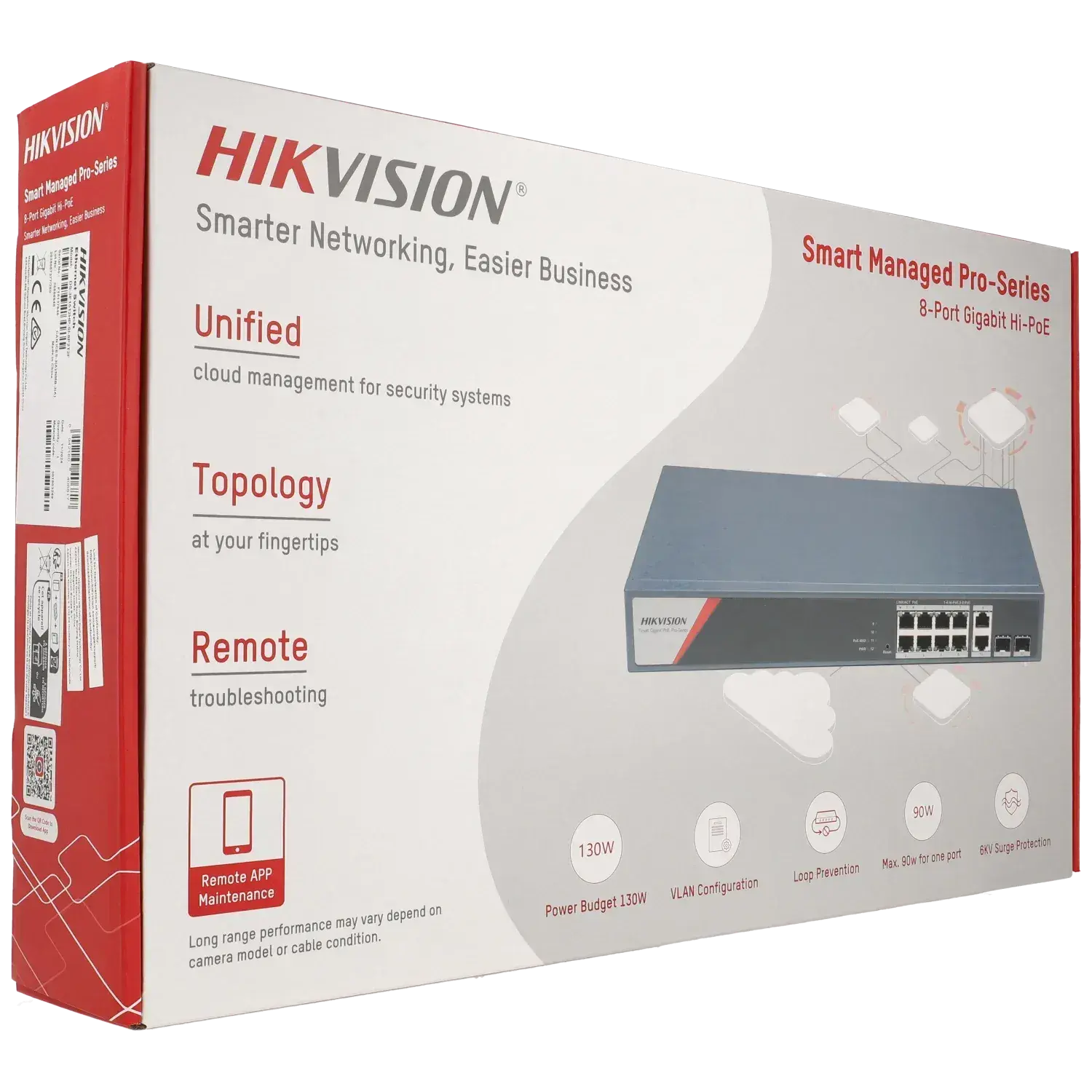 Switch cloud 18 ports avec 16 ports PoE HIKVISION / Référence DS-3E1518P-SI TSA Distribution