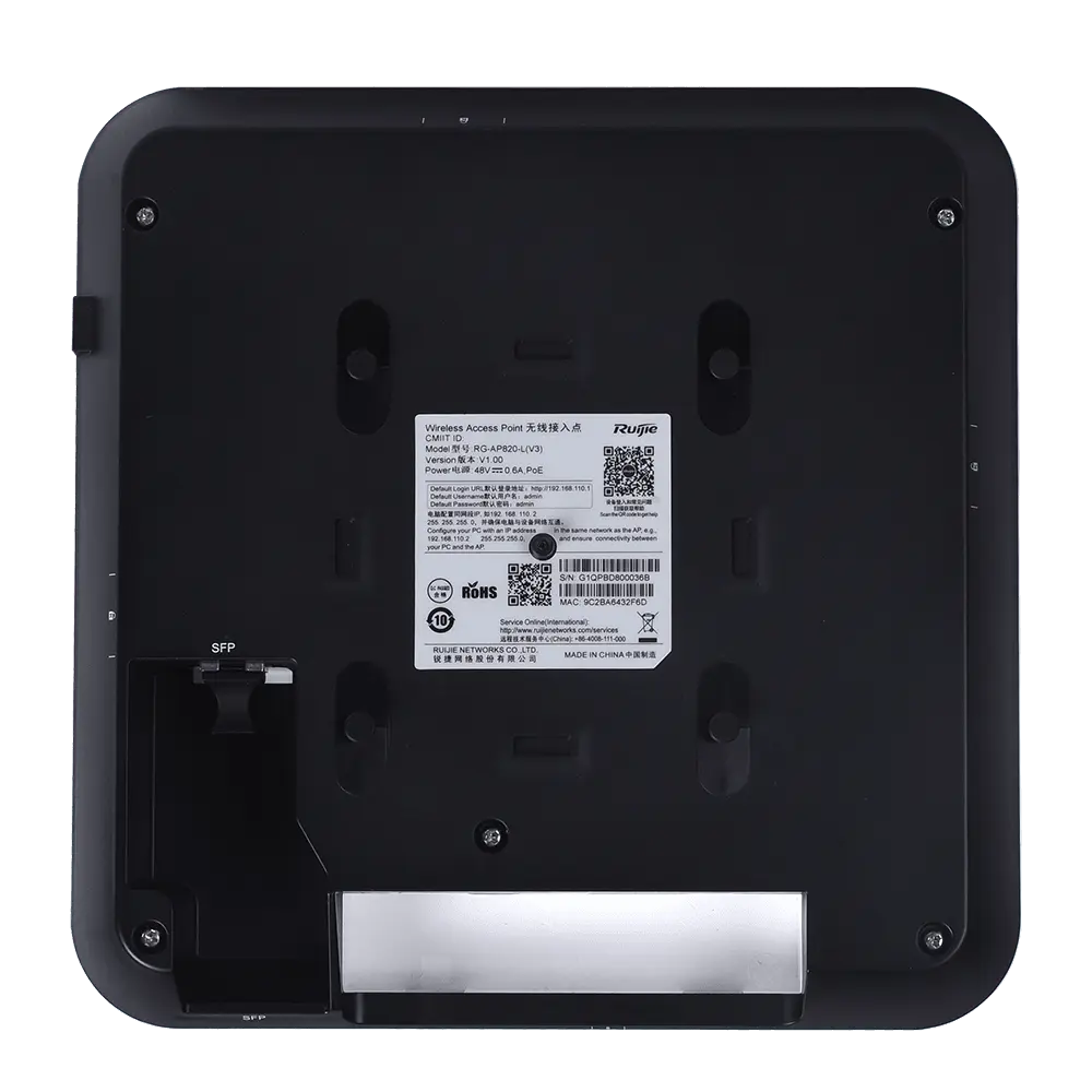 Point d'accès Wi-Fi Ruijie / Référence RG-AP820-L-V3 - TSA Distribution