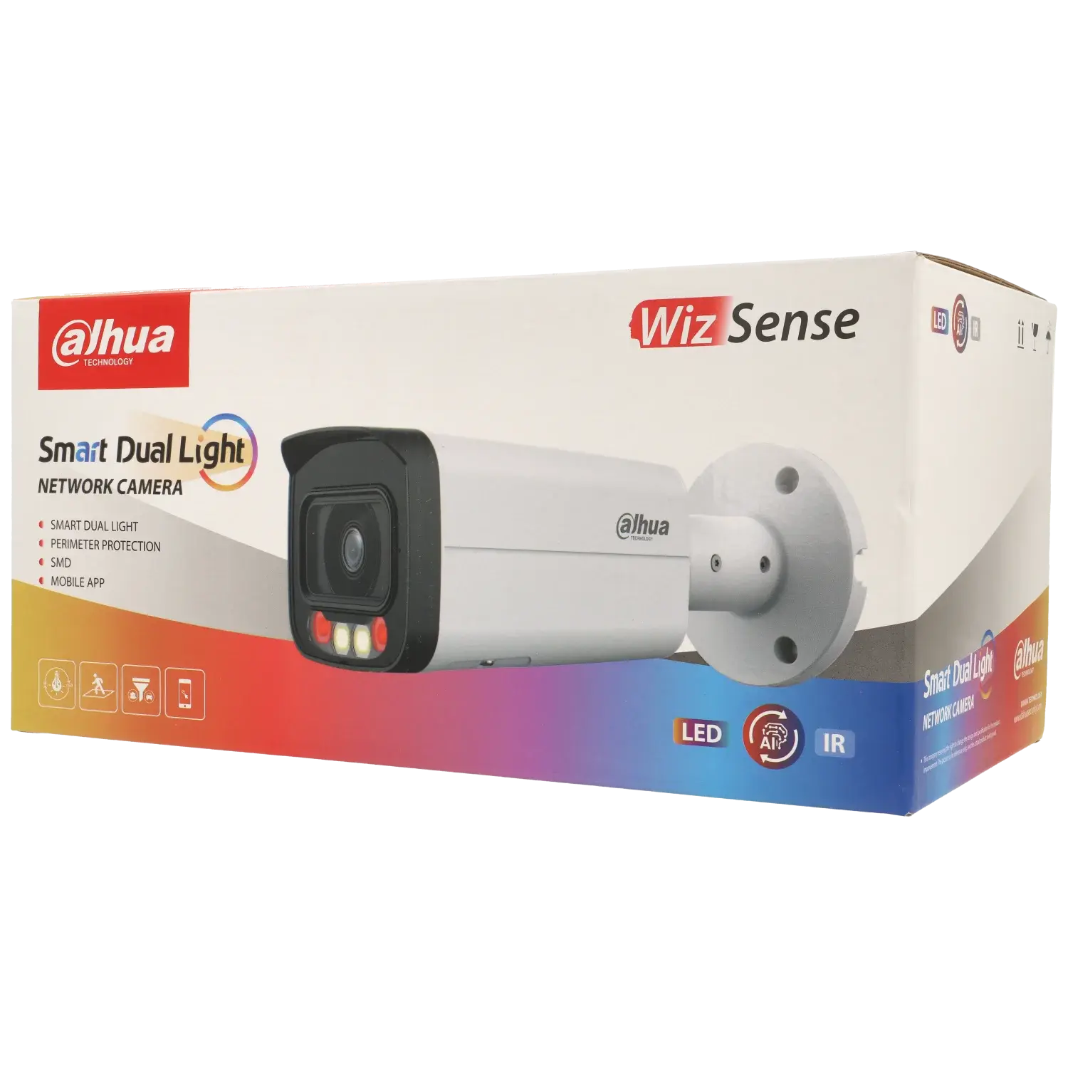 Caméra DAHUA compactes IP avec 8 mégapixels et objectif fixe / Référence IPC-HFW2849T-AS-IL - TSA Distribution