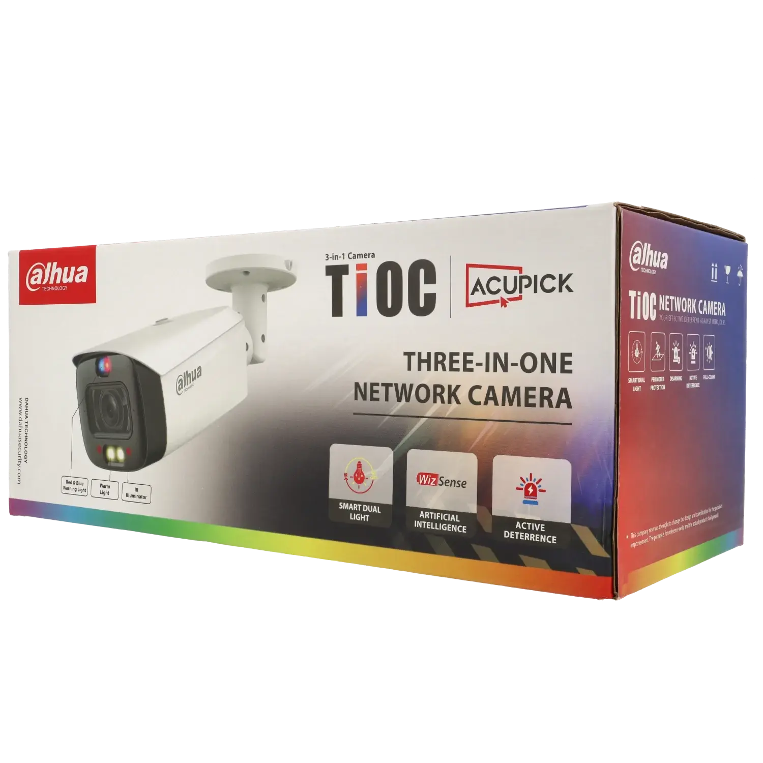 Caméra DAHUA compactes IP avec 8 mégapixels et objectif zoom optique / Référence IPC-HFW3849T1-ZAS-PV - TSA Distribution