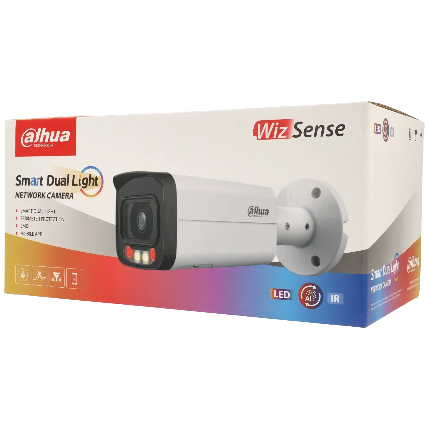 Caméra DAHUA compactes IP avec 5 mégapixels et objectif fixe / Référence IPC-HFW2549T-AS-IL - TSA Distribution