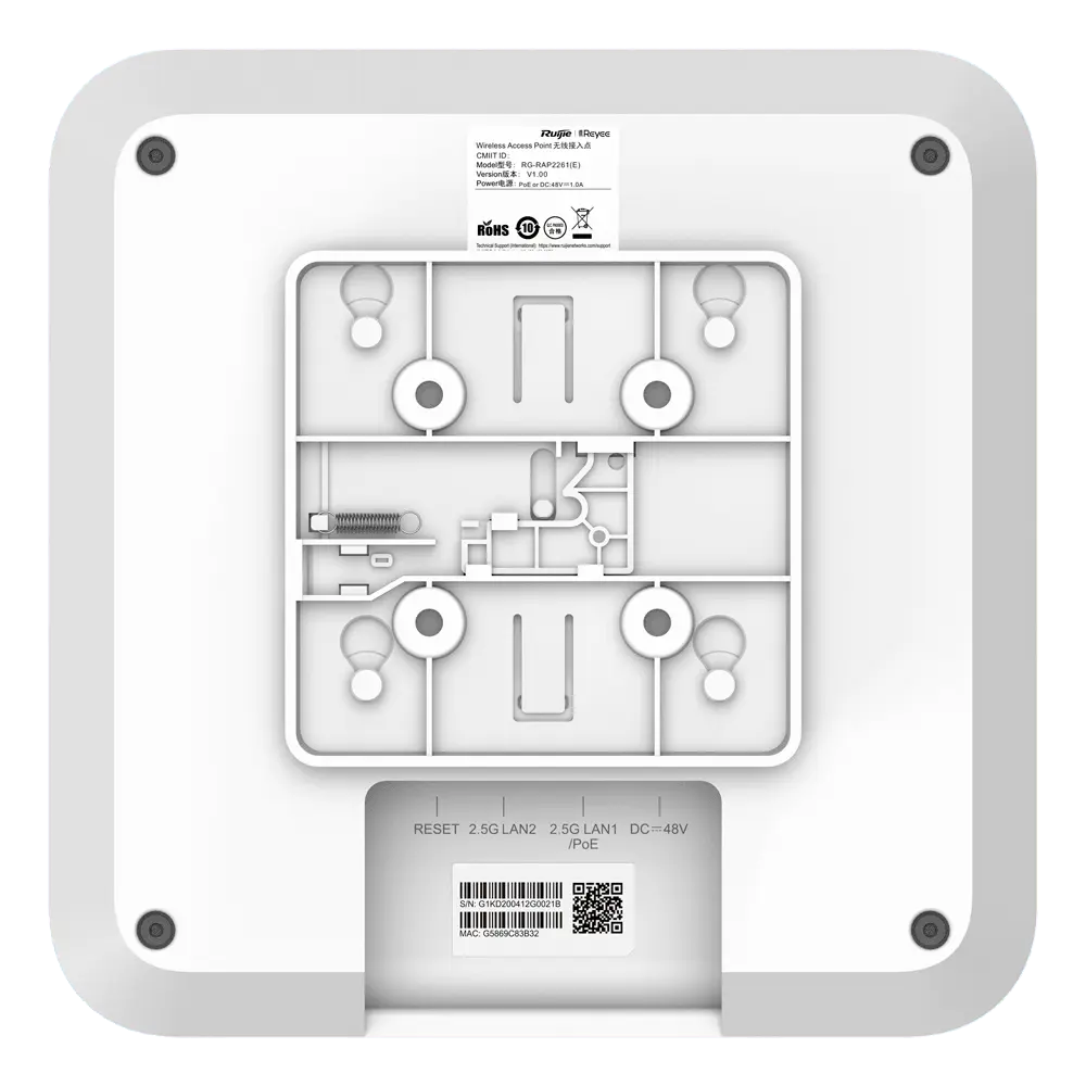 Point d'accès Wifi Reyee / Référence RG-RAP2260H - TSA Distribution