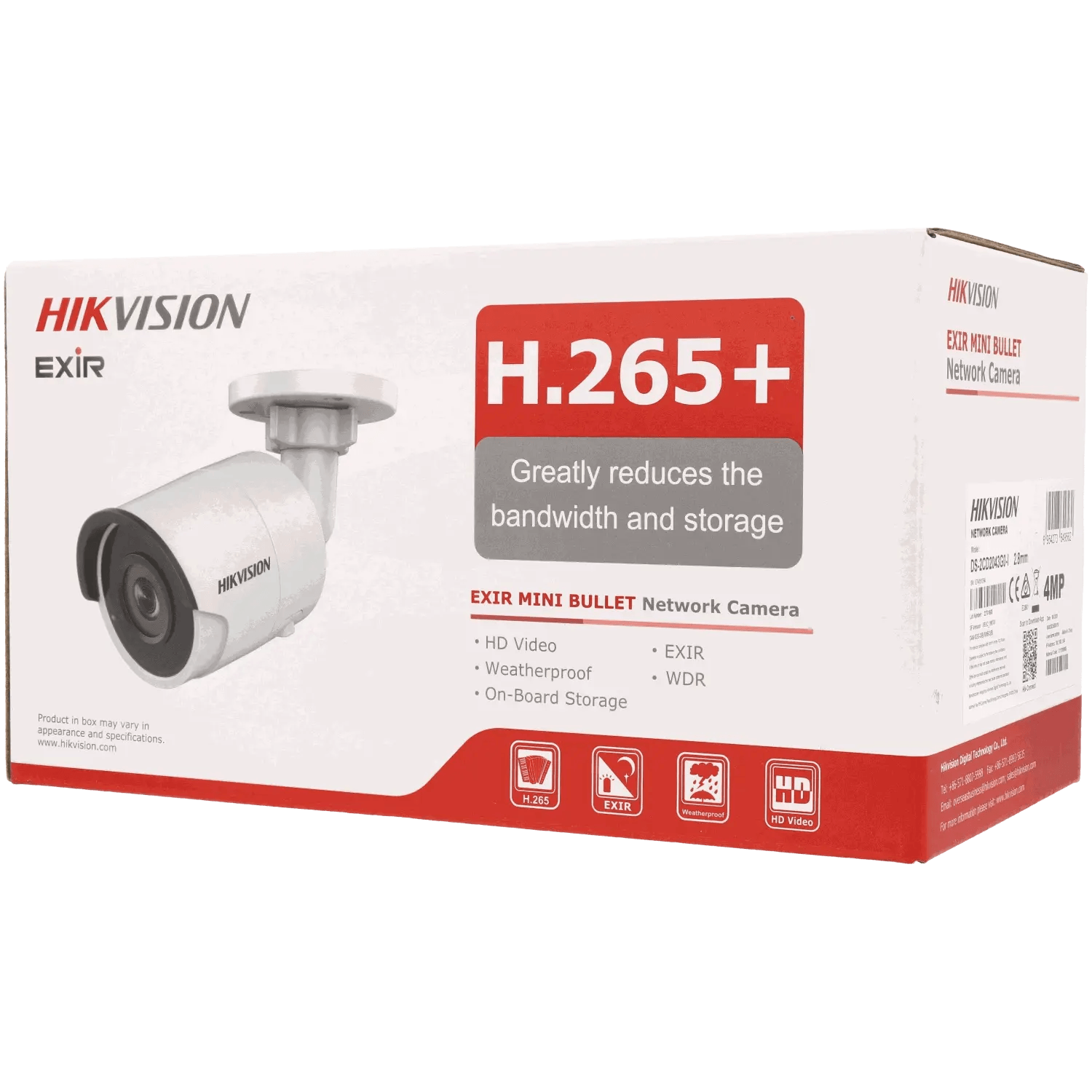 Camera-HIKVISION-compactes-IP-avec-4-mpx-et-objectif-fixe-Reference-DS-2CD2045FWD-I-TSA-Distribution-109480422 - TSA Distribution