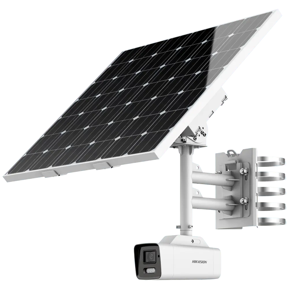 Caméra IP Bullet 4G HIKVISION avec alimentation autonome solaire / Référence DS-2XS6A46G1/P-IZS/C36S80(2,8-12 mm) TSA Distribution