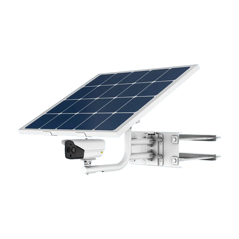 Caméra thermique Dual IP HIKVISION Bullet 4G avec alimentation autonome solaire / Référence DS-2TXS2628-10P/QA/GLT/CH36S80 TSA Distribution