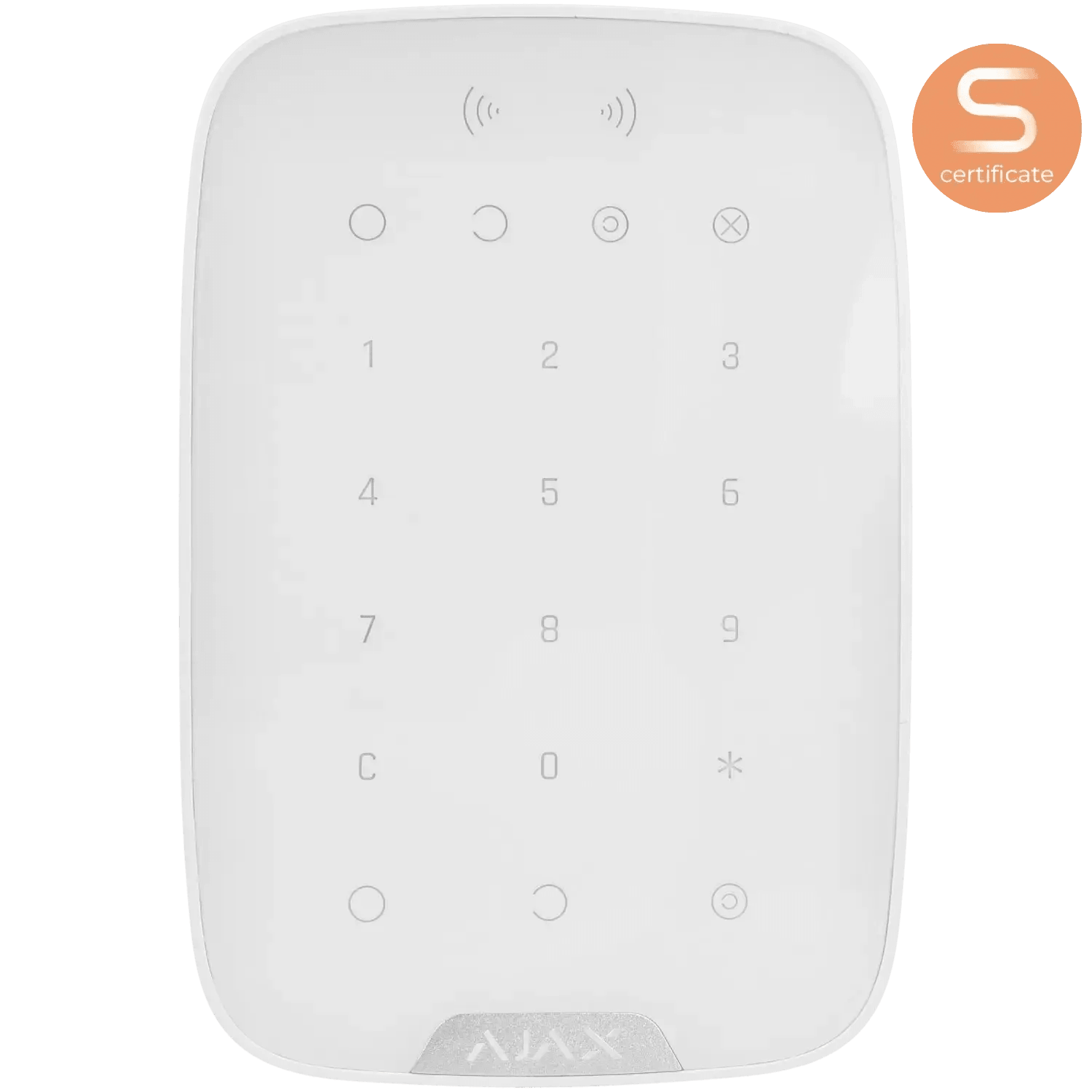 Clavier-sans-fil-AJAX-Reference-KEYPADPLUS-S-W-TSA-Distribution-109581691 - TSA Distribution