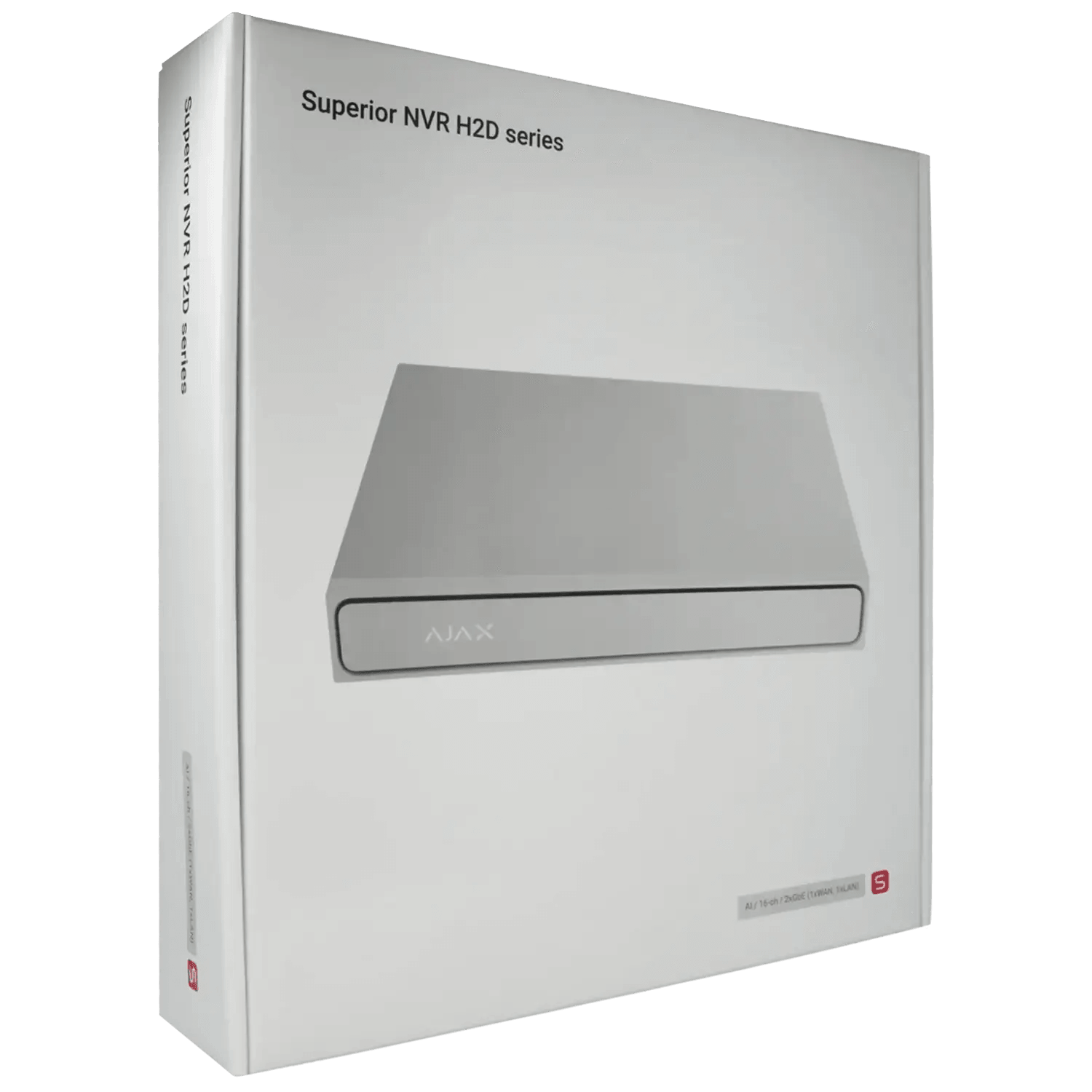 Enregistreur IP AJAX pour 16 canaux et 12 mpx de résolution / Référence NVR216-HAC2G-AI-S-W