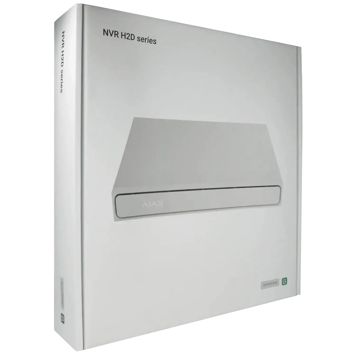 Enregistreur IP AJAX pour 16 canaux et 12 mpx de résolution avec 16 ports PoE / Référence NVR216-HAC-16P-W