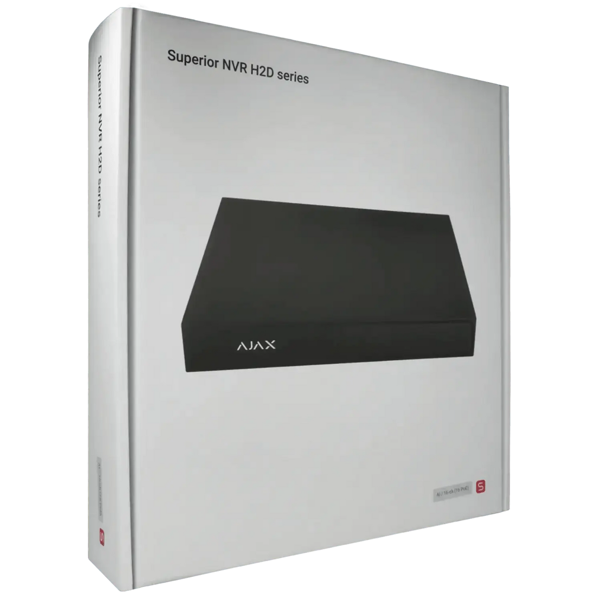 Enregistreur IP AJAX pour 16 canaux et 12 mpx de résolution avec 16 ports PoE / Référence NVR216-HAC-AI-16P-S-B